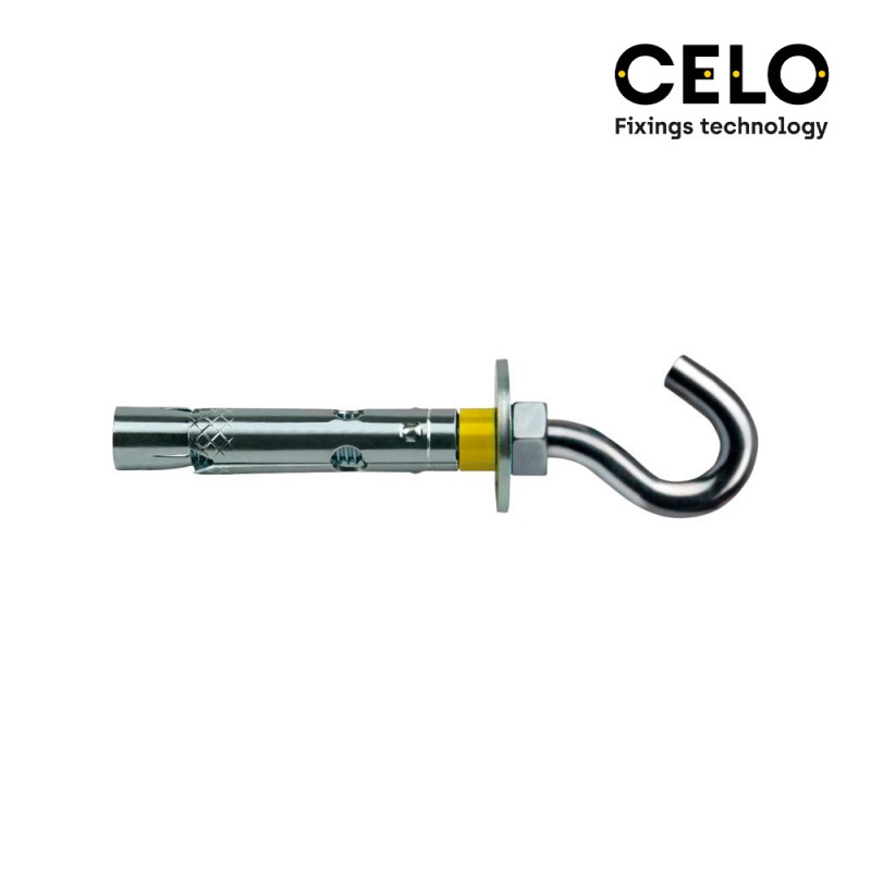 Caja 25un dynabolt gancho din/ref dg 8x45 zincado celo