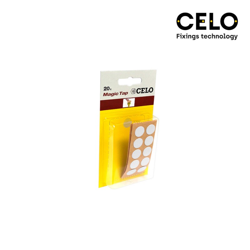 Caixa 10 blisters 20un tap adhesiu din/ref mtap blanc celo 