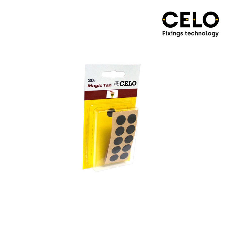 Caixa 10 blisters 20un tap adhesiu din/ref mtap blanc celo 