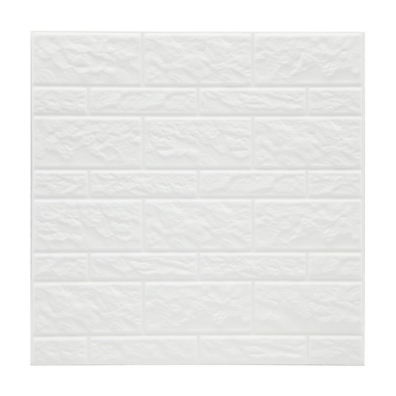 Pack 2 stickers imitació mur color blanc 30x30cm 