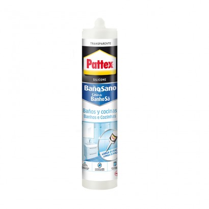 Pattex banys i cuines transparent 280ml