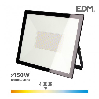 Foco proyector led  150w 4000k edm