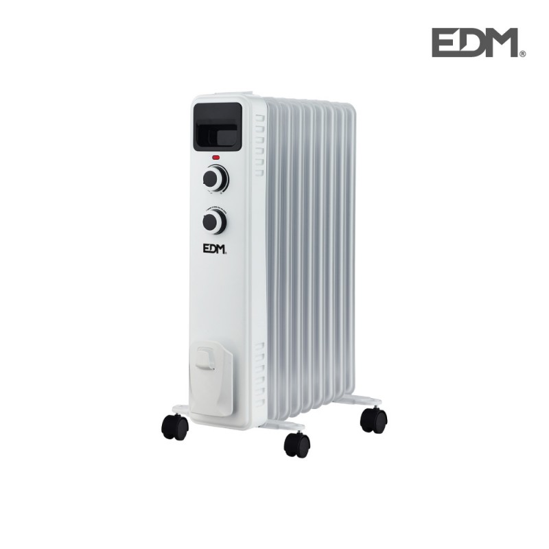 Radiador aceite 9 elementos 2000w tamaño especial edm