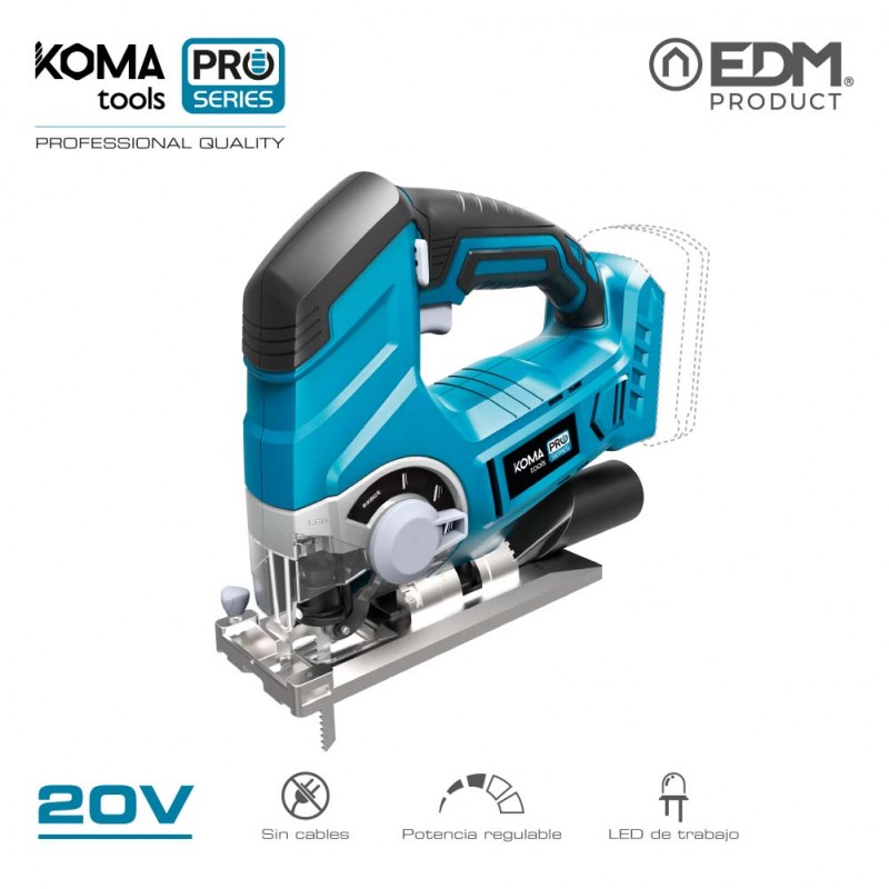 Caladora 20v (sin bateria y cargador)  koma tools pro series battery edm