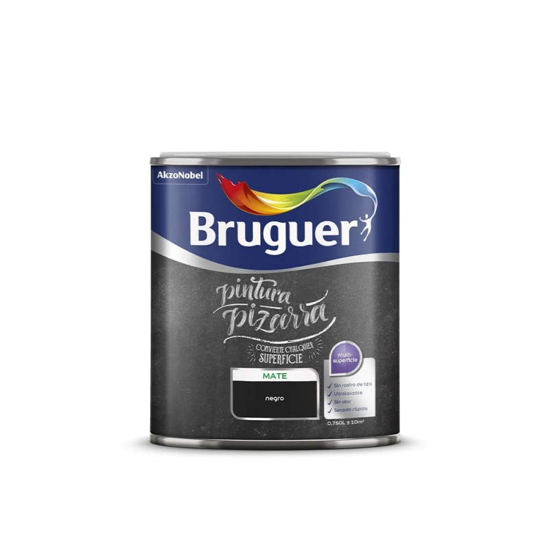 Esmalt pissarres negre 0.75l bruguer 