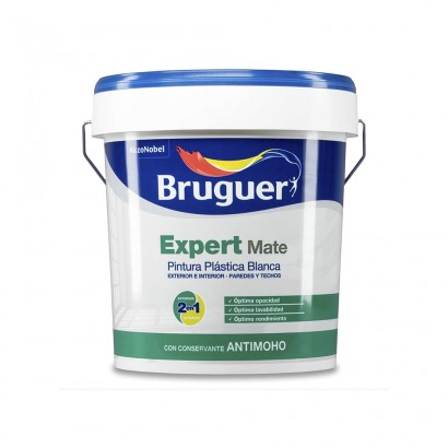 Pintura pp mate blanca expert 15l per interior i exterior bruguer