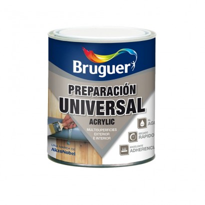 Preparació universal acrylic blanc 0.75l bruguer 