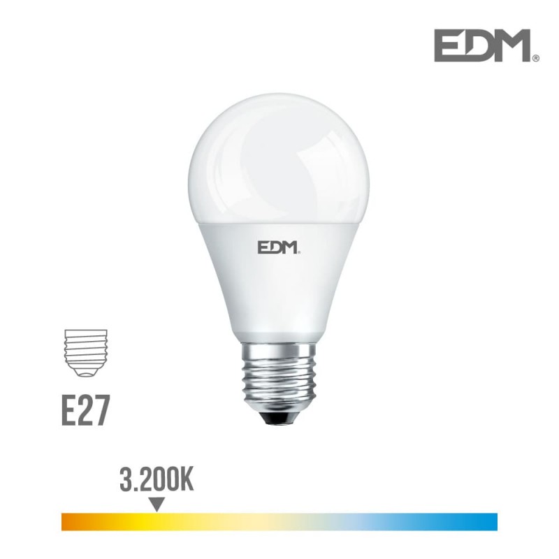 Bombeta stàndard led e27 17w 1800 lm 3200k llum càlida edm