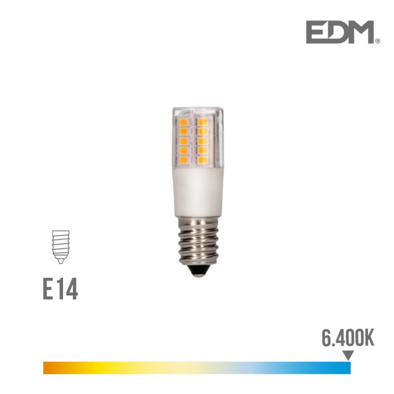 Bombeta peveter led e14 5,5w 650 lm 6400k llum freda edm