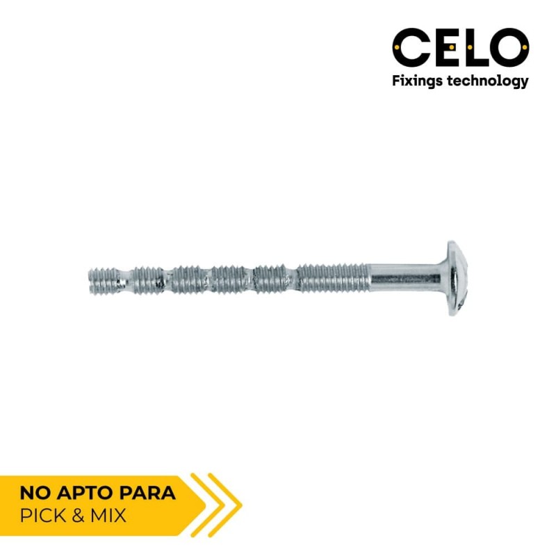 Caja 250  tornillo tirador multilargo din/ref tirm 4x45 niquelado celo