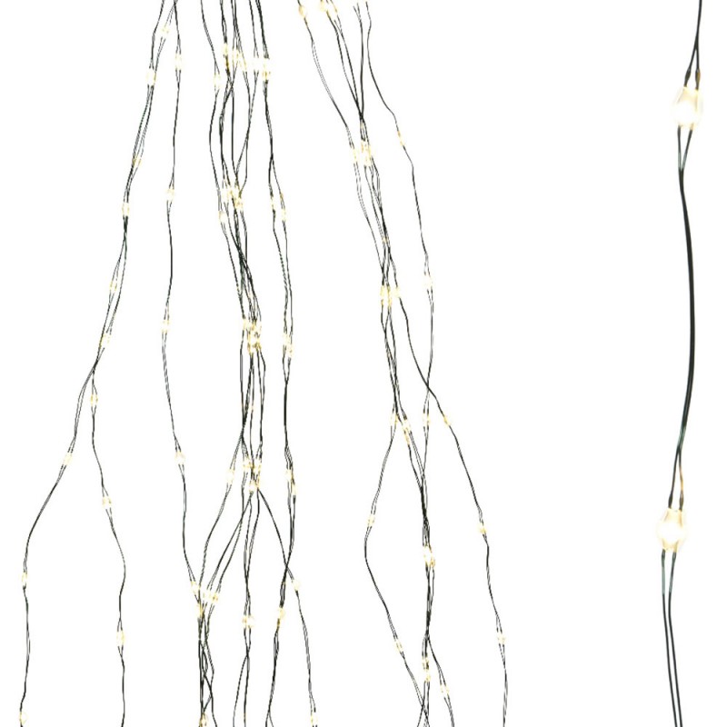 Guirnalda micro led exterior blanco calido para arbol de 180cm