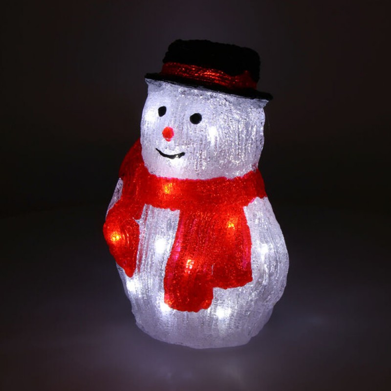 Figura muñeco de nieve led 4 modelos surtidos