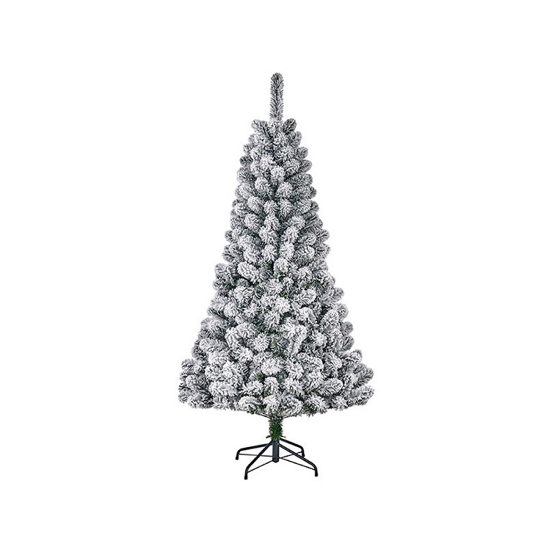 Arbol de navidad efecto escarcha con 164 ramas 120x71cm