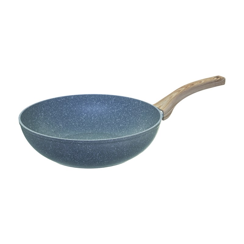 Wok acer forjat 28cm amb antiadherent ceràmic combinat model nature 