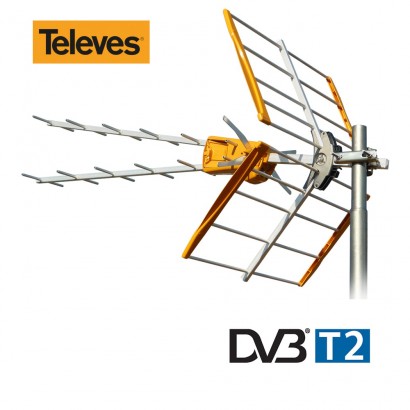 Antena tdt 2 generació v zenit uhf (c21-48) g 13dbi televes