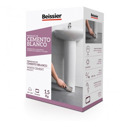 Beissier cement blanc 1.5kg 