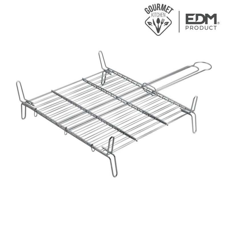 Parrilla doble 25x25cm edm