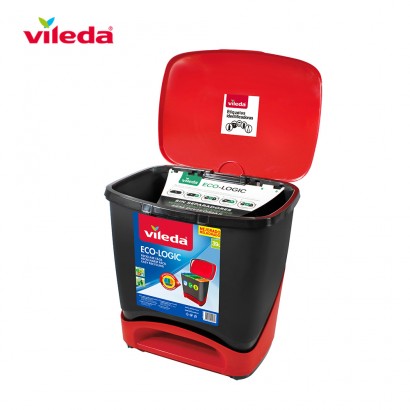 Cubell de reciclatge compacte 142239 vileda 