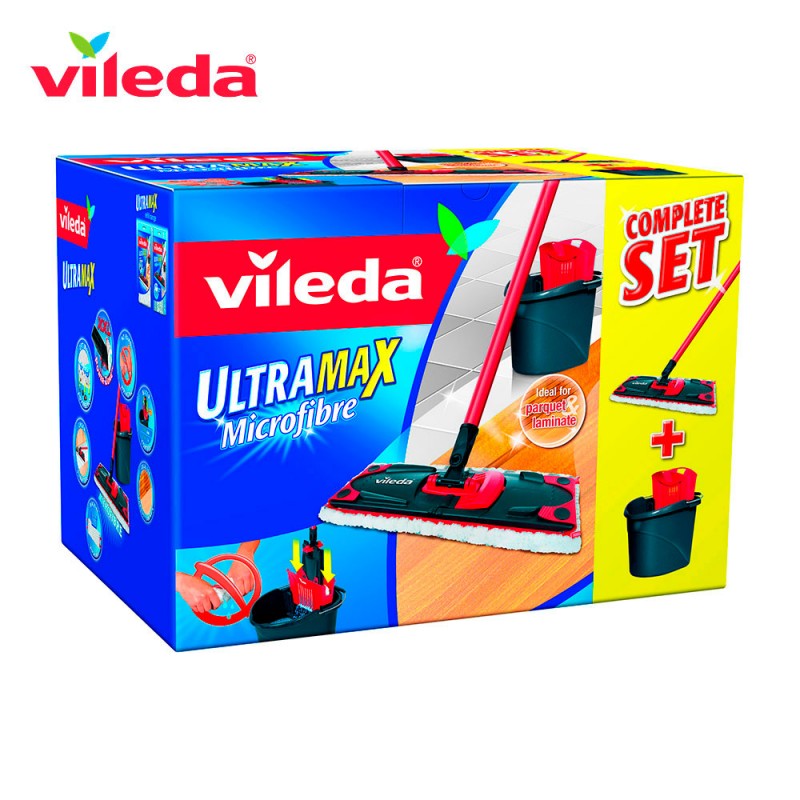 Set ultramax mopa microfibres 2 en 1 155737 vileda 