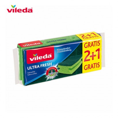 Salva ungles verd 2+1 ultrafresh 162297 vileda 