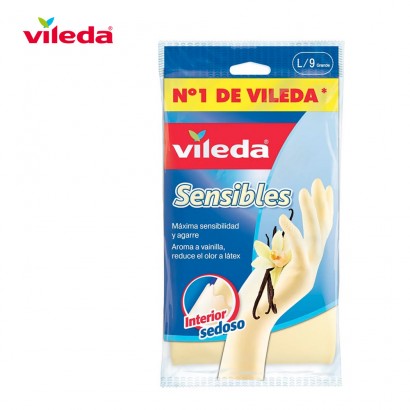 Guants sensibles talla l 112169 vileda 