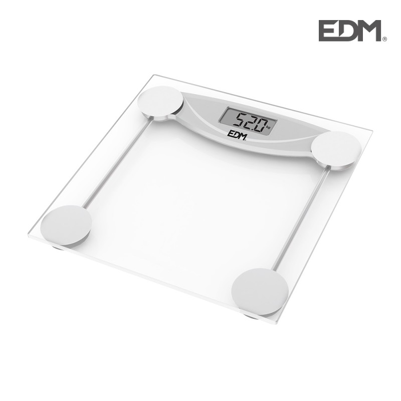 Bàscula transparent max. 180kg edm 