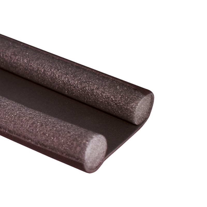 Burlete doble cara para puerta 25mmx95cm marron