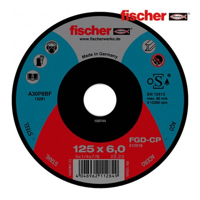 Disc fgd-cp 125x6x22,23 carbó fischer