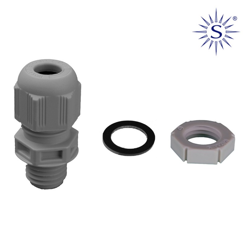 Prensaestopas para instalacion electrica m12x1,5 solera