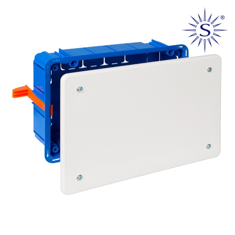 Caixa d'empalmar per encastar a envans buits 164x106x47mm solera
