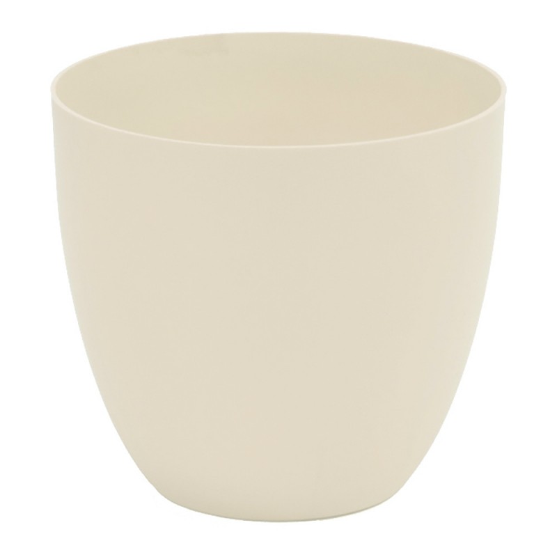 Maceta inyeccion cuenco ø22cm color crudo