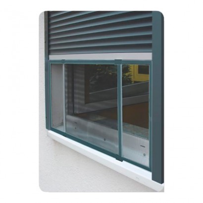 Mosquitera marc extensible per finestres i persianes antracita 50x75-142cm 