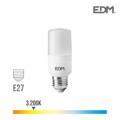 Bombeta tubular led e27 10w 1100 lm  3200k llum càlida edm 