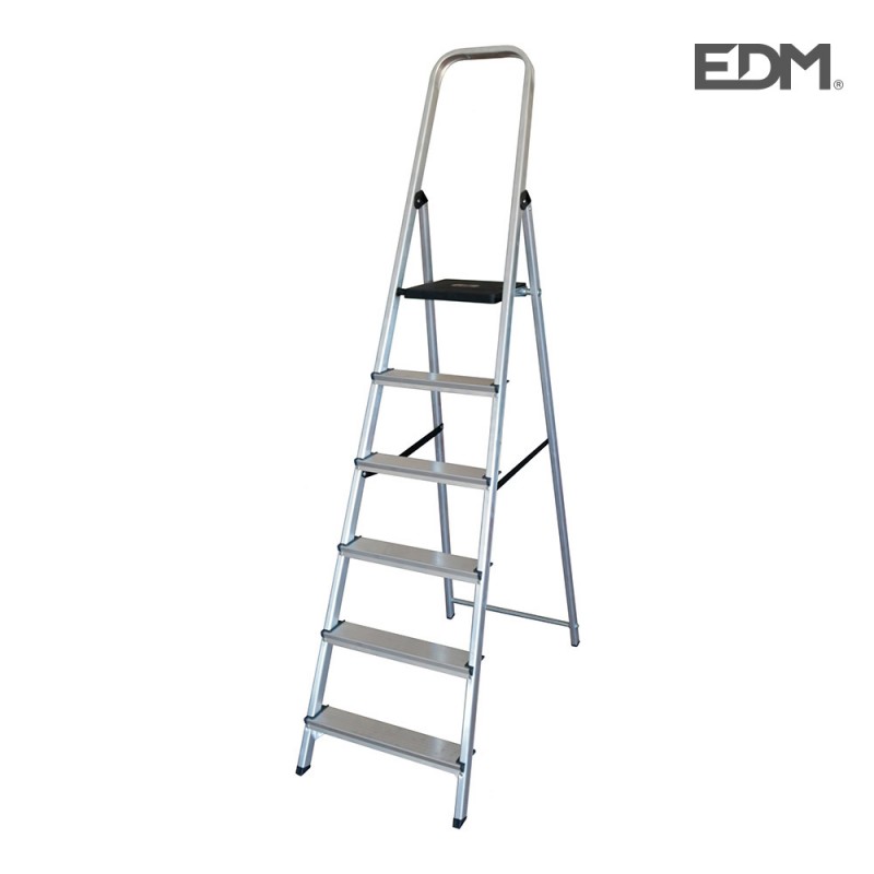 Escala domèstica alumini  6 esglaons edm 