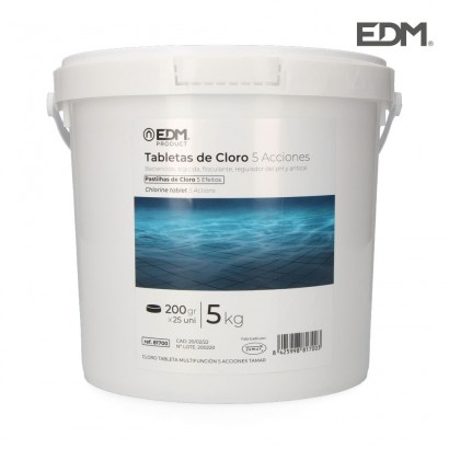 Clor 5 accions tableta 5kg fusion 