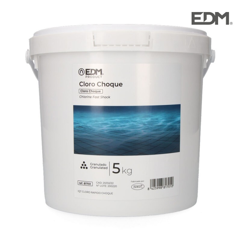 Cloro de choque 5 kg fusion  edm