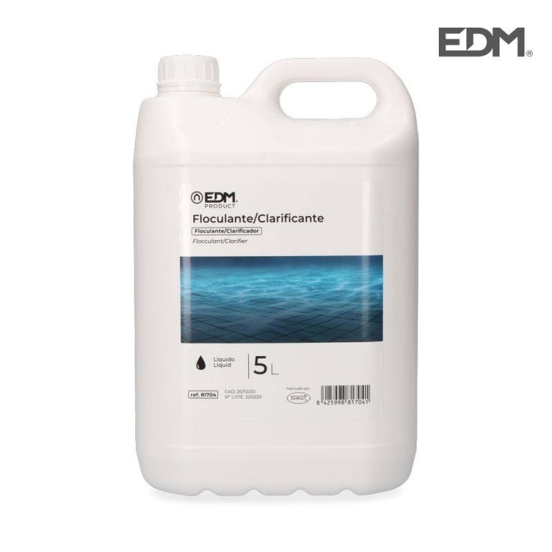 Floculante liquido 5 litros fusion  edm