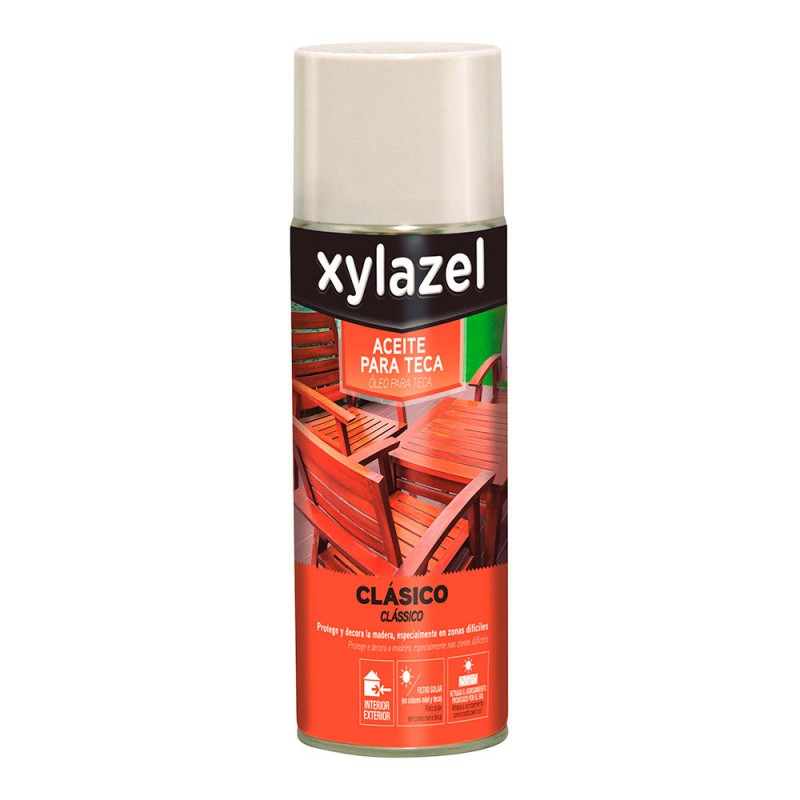 Xylazel aceite para teca spray incoloro 0.400l
