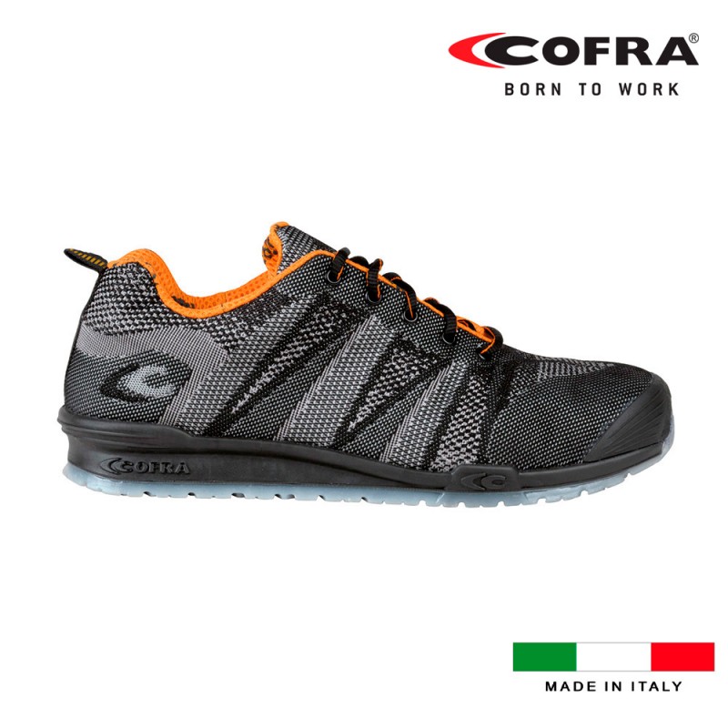 Zapatos de seguridad cofra fluent black s1 talla 37