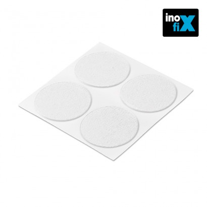 Discs adhesius anti relliscades 38mm transparent (blister 16 unit) inofix 