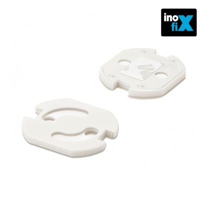 Protector giratori adhesiu per endoll blanc (blister 6 unit) inofix 