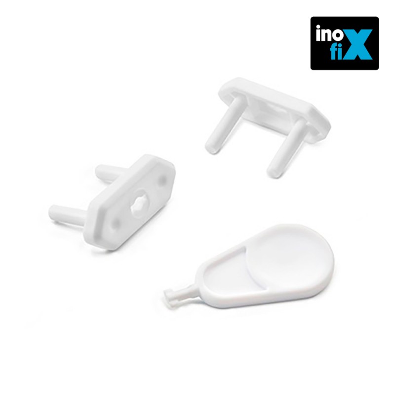 Protector per endoll blanc (blister 6 unit) inofix 