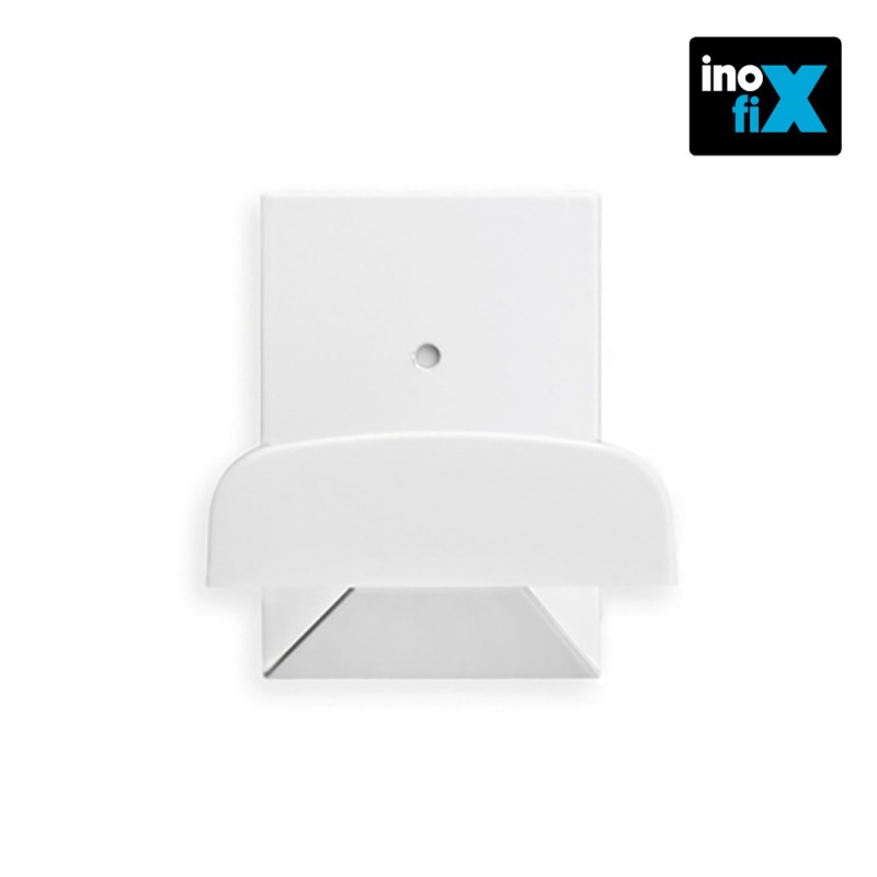 Colgador adhesivo metal-plastic grande (blister 1 unid) inofix