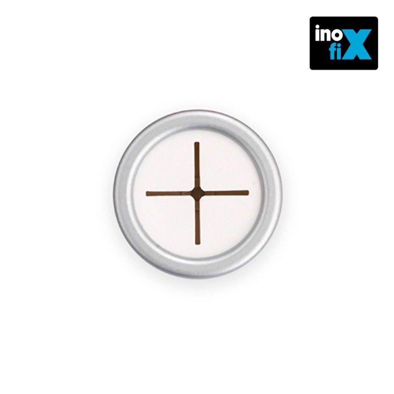 Colgador paños cocina redondo adhesivo cromo mate (blister) inofix