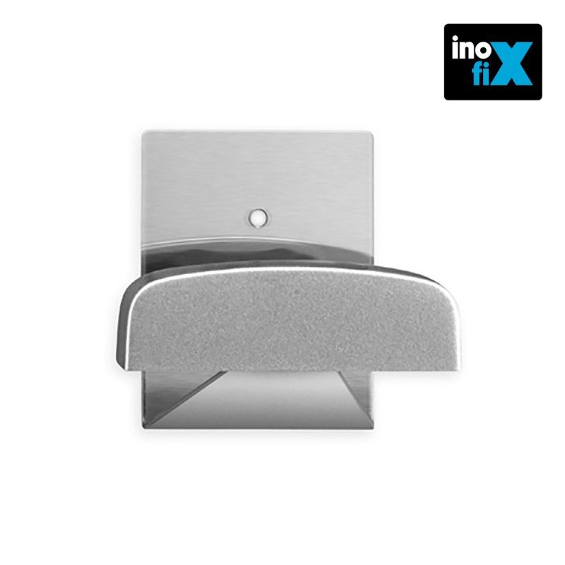 Colgador adhesivo cromo mate (blister) inofix