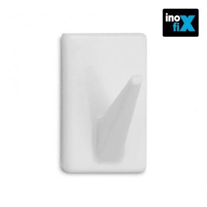 Penjador adhesiu clàssic blanc (blister 4 unit) inofix 