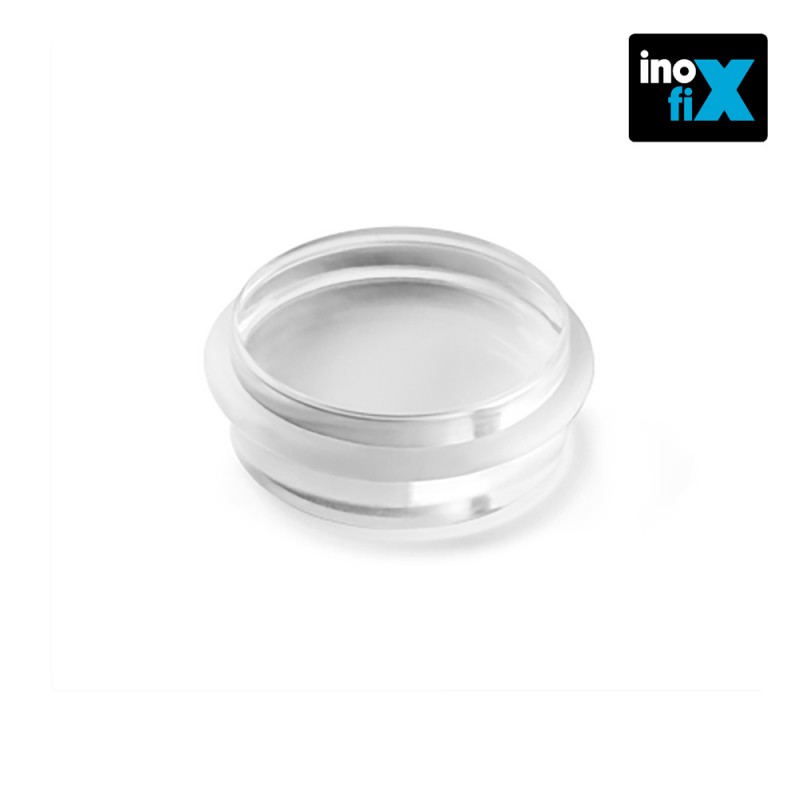 Tope cilindric transparent amb adhesiu extra fort (blister) inofix 