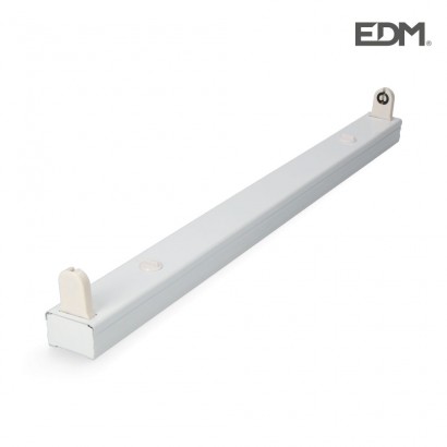 Regleta para 1 tubo led de 9w (eq.18w) 62cm - edm
