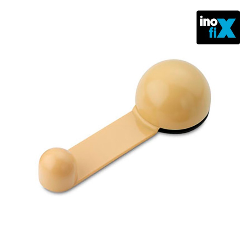 Tope retenidor giratori adhesiu beige (blister) inofix 