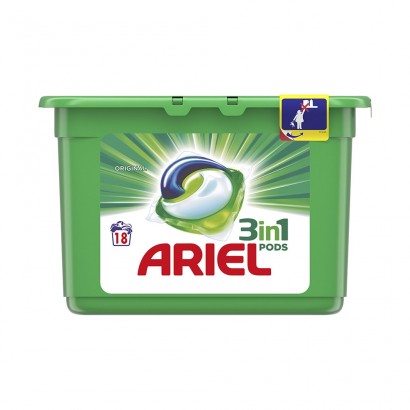 Ariel pods 3 en 1 regular 18 dossis 